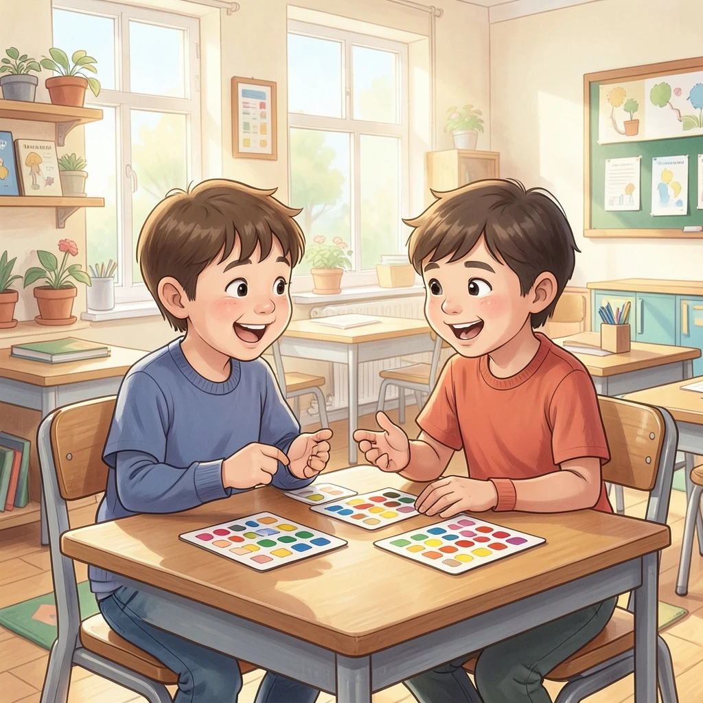 A detailed illustration of coded classroom communication and testing